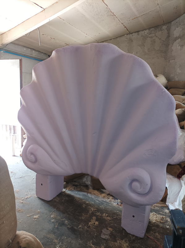 concha 2piezas porex p superior resina p inferior 220x216x52 40x208x165 (150eu) 1u c estado actual